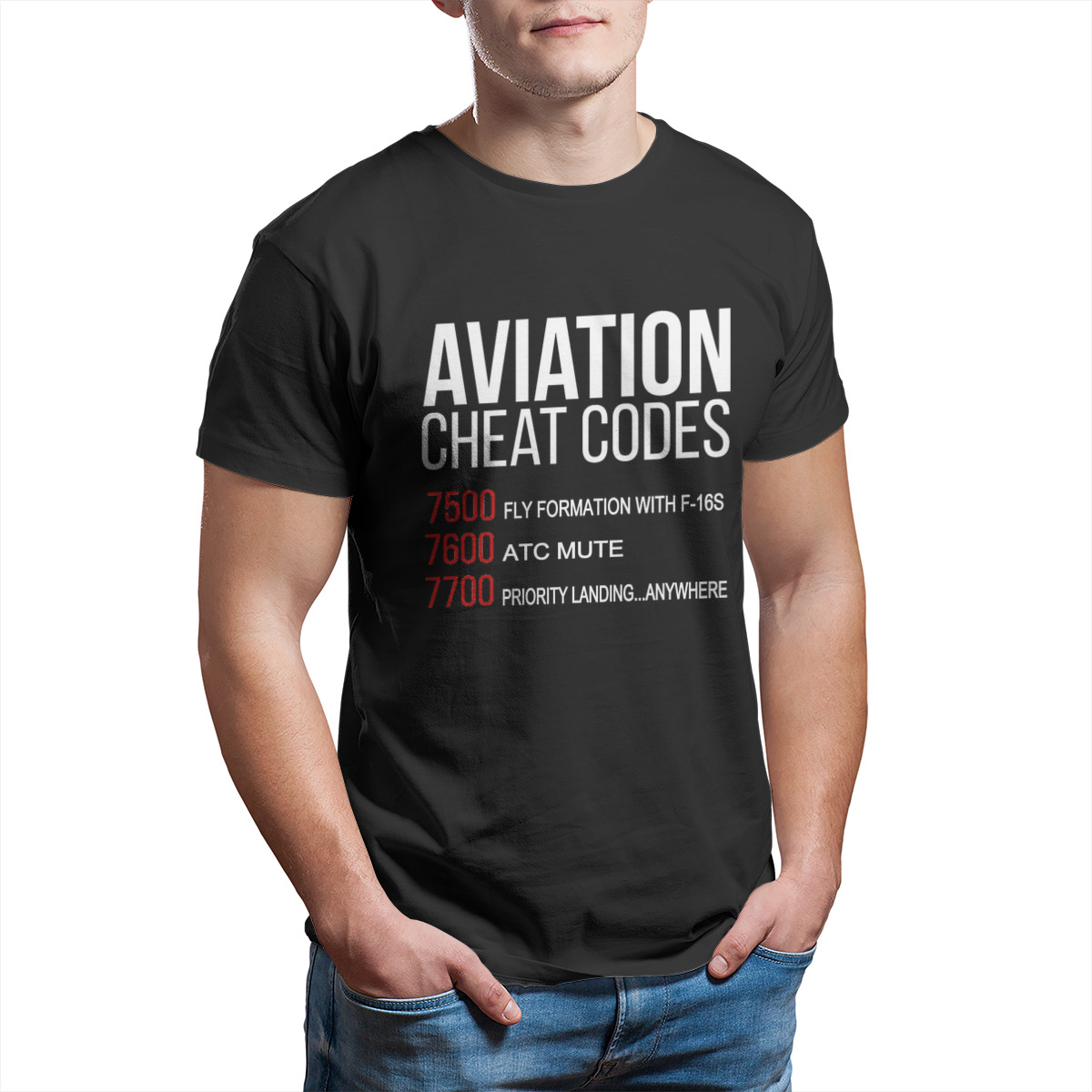 Summer Games Clothing - Aviation Cheat Codes T-Shirt Essentials Print
