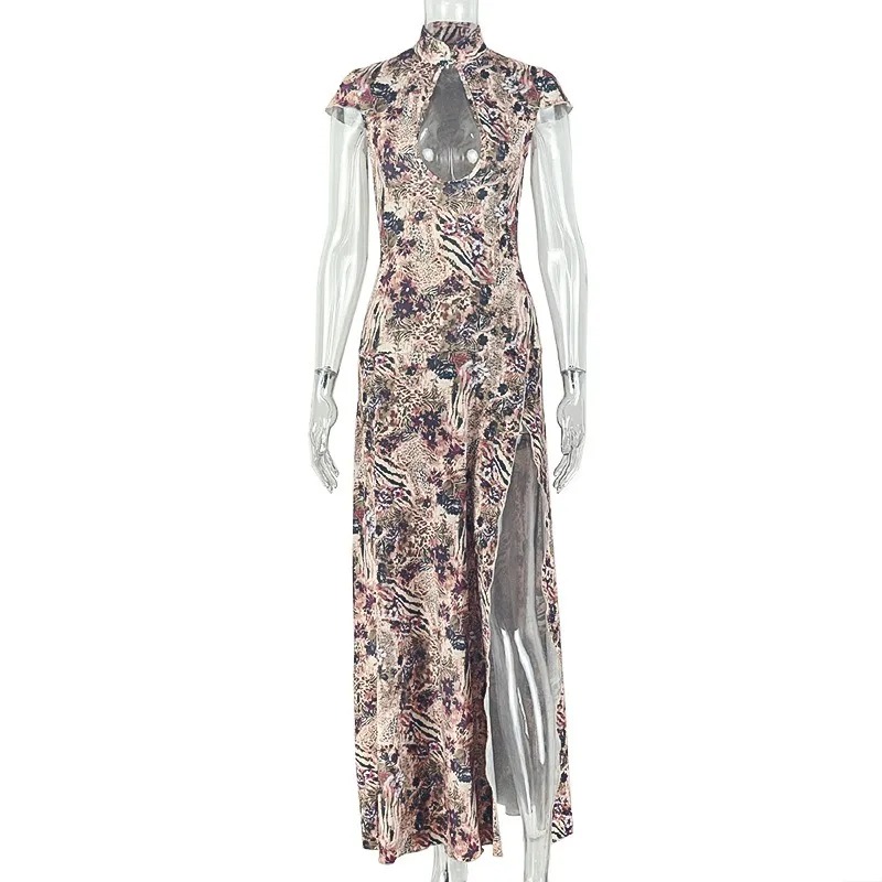 Summer Clothing Trends 2026 - Sexy Side Split Trend Mid-Calf Dress