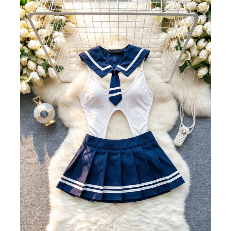 Summer Clothing Set For Girls - Women Sexy Girl Costumes Cosplay Babydoll