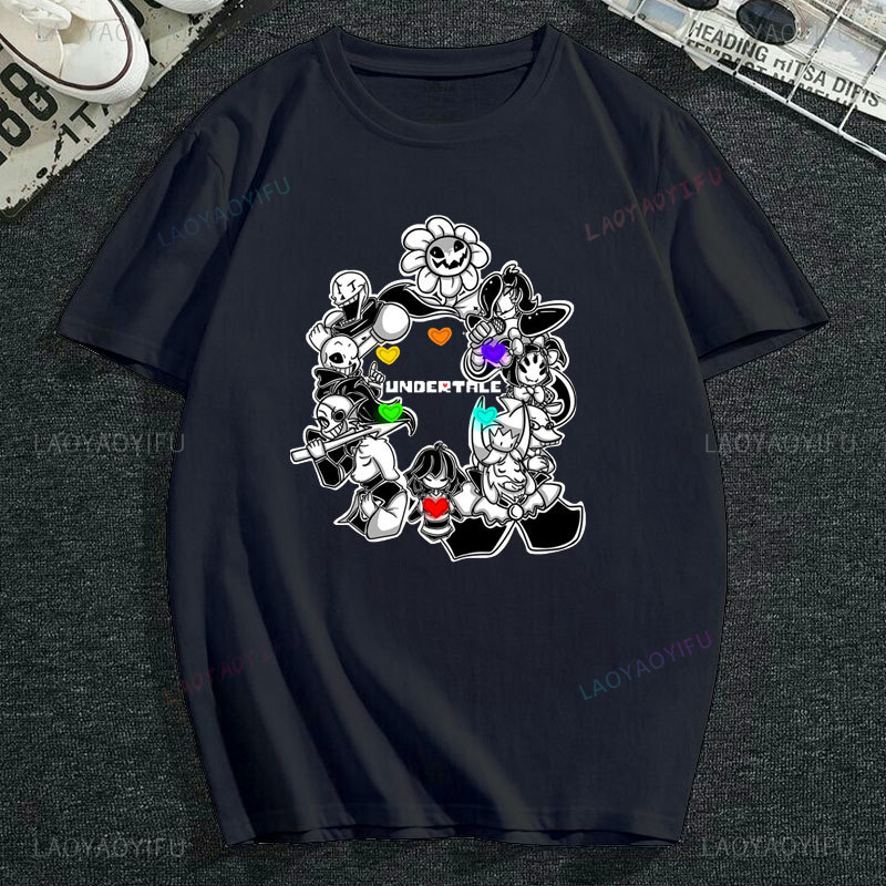 Summer Games Clothing - Summer Undertale T-Shirts Cartoon Game Graphic