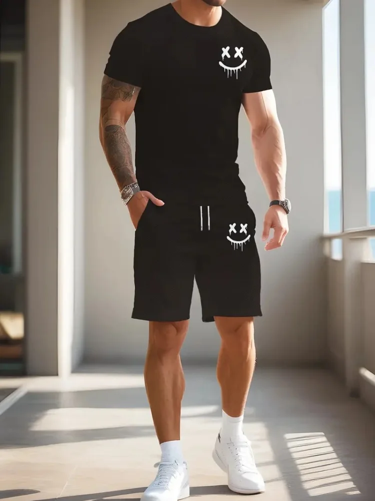 Beach Shirt Hawaiian - 2 Piece Summer Casual Everyday Men's