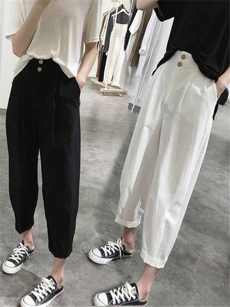 Summer Clothing Label - High Waist Slimming Casual Harlan Pants