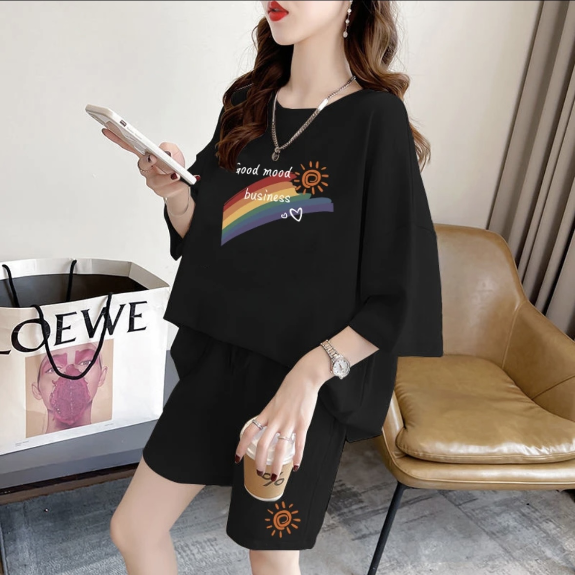 Summer Clothing Women - Fashion women's summer shorts set, sportswear,