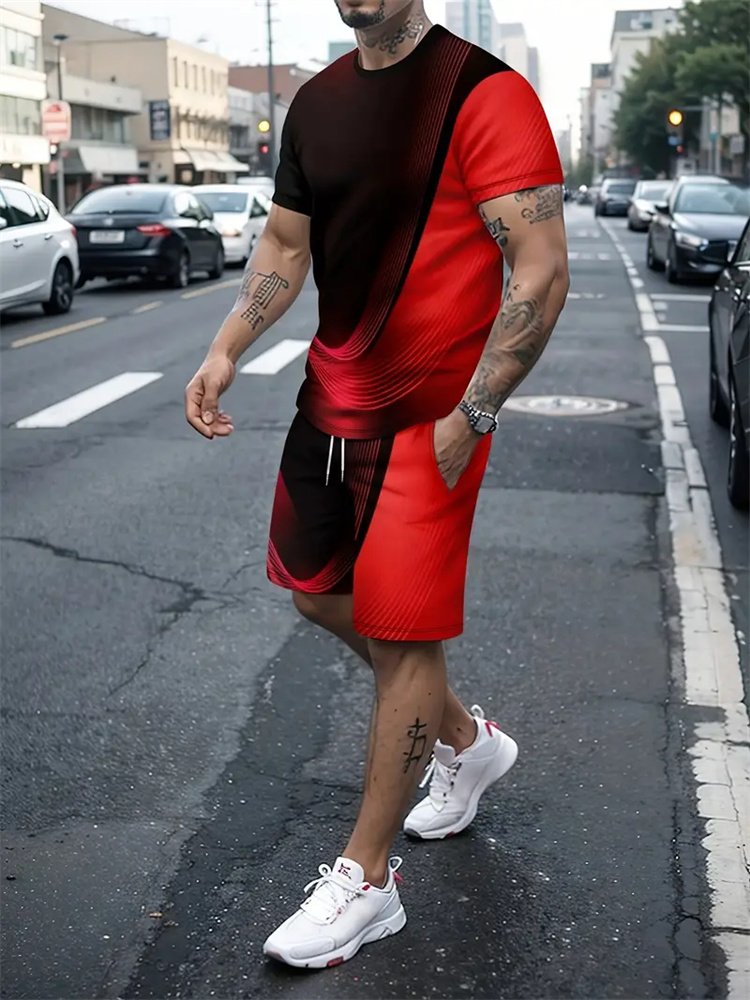 Men Women Gradient Texture T-s - огляд і ціна Summer Clothing Women