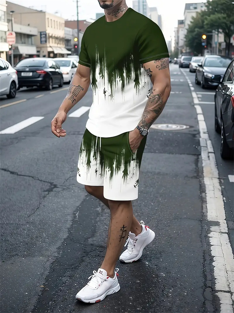 Men Women Gradient Texture T-s - огляд і ціна Summer Clothing Women