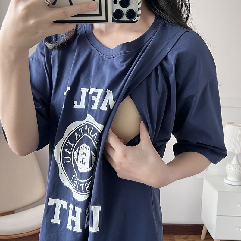 Nursing Dress Pregnant Breastf - огляд і ціна Summer Clothing Women