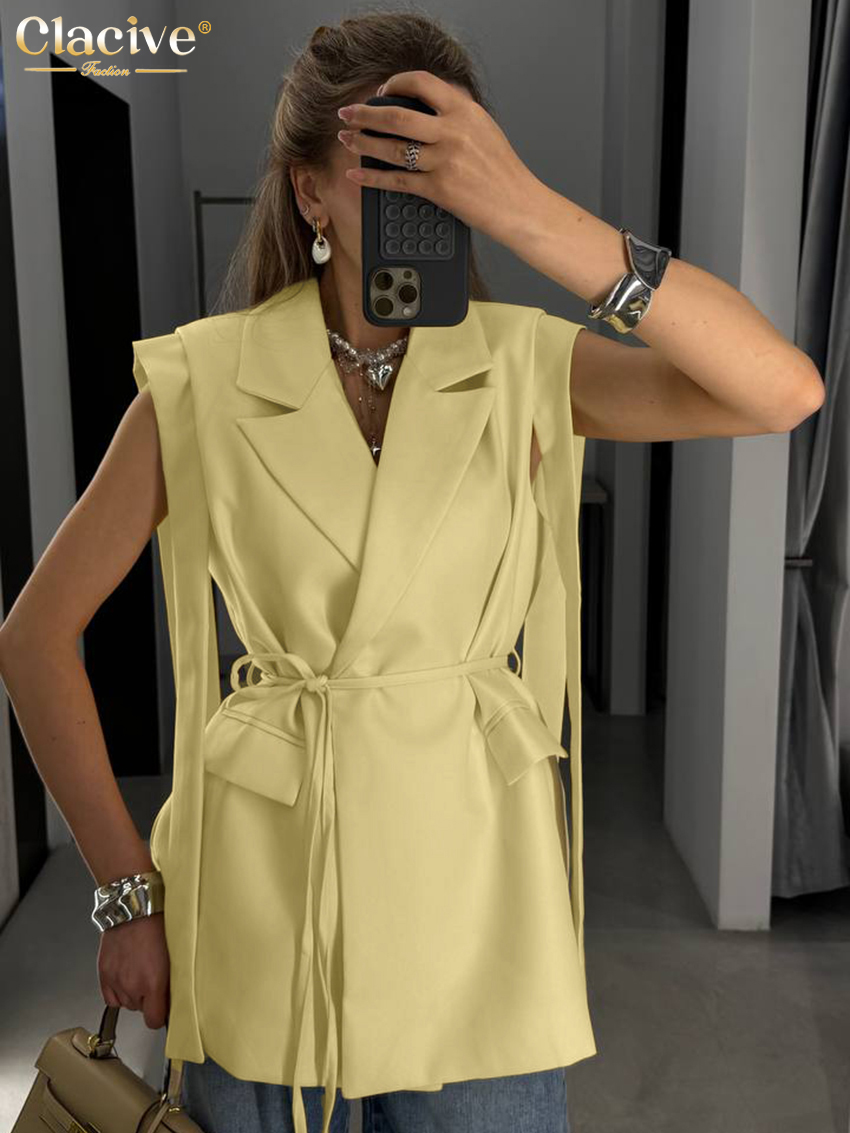 Clacive Fashion Loose Yellow W - огляд і ціна Yellow Summer Clothing