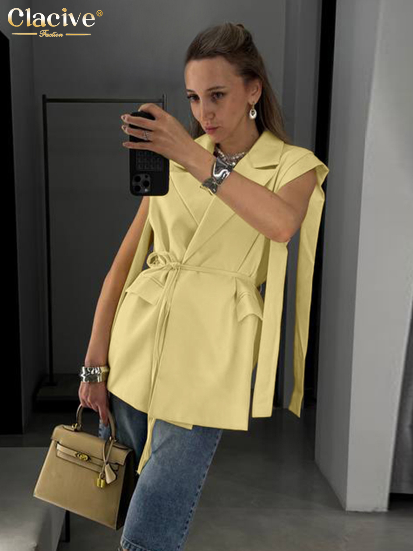 Clacive Fashion Loose Yellow W - огляд і ціна Yellow Summer Clothing