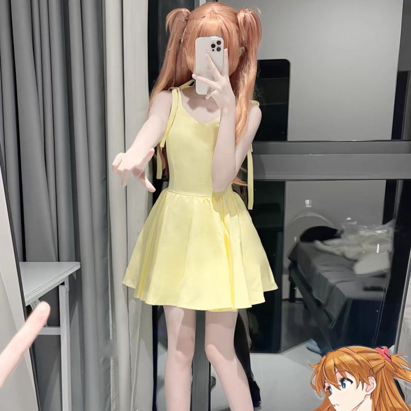 Shikinami Asuka Langley Yellow - огляд і ціна Yellow Summer Clothing