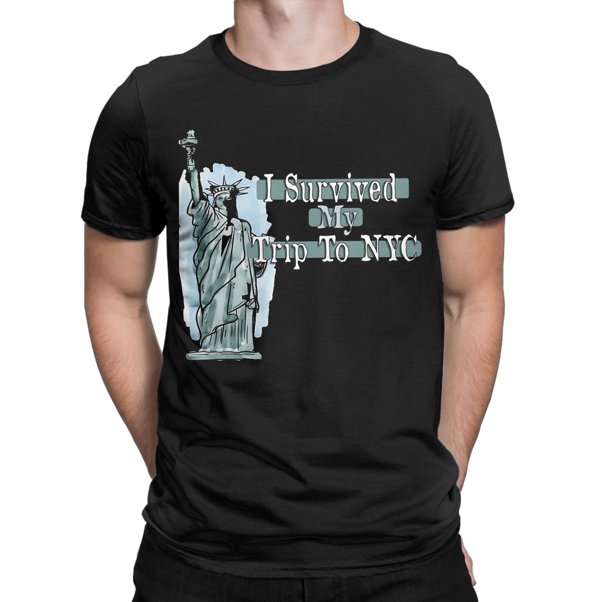 Funny I Survived My Trip To NY - огляд і ціна Summer Clothing Nyc