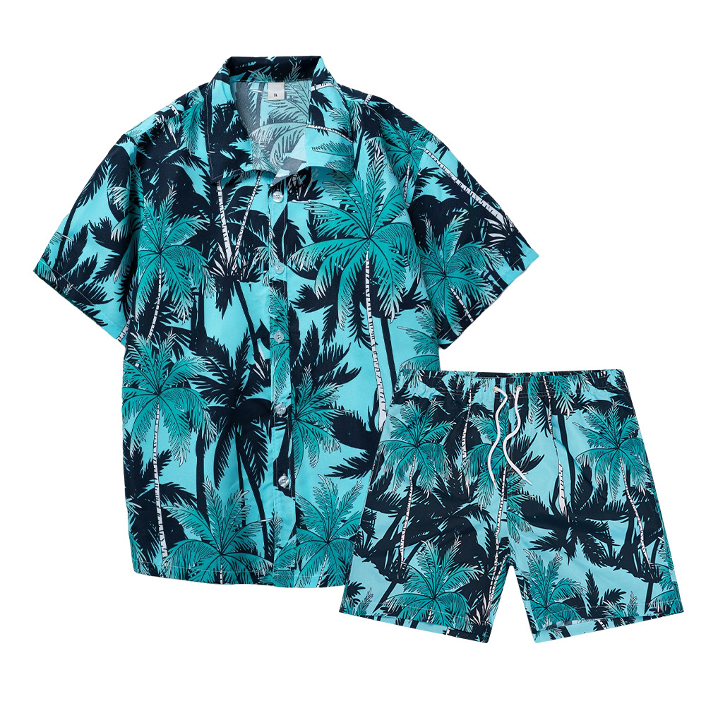 Hawaiian Coconut Tree 3D Print - огляд і ціна Beach Shirt Hawaiian