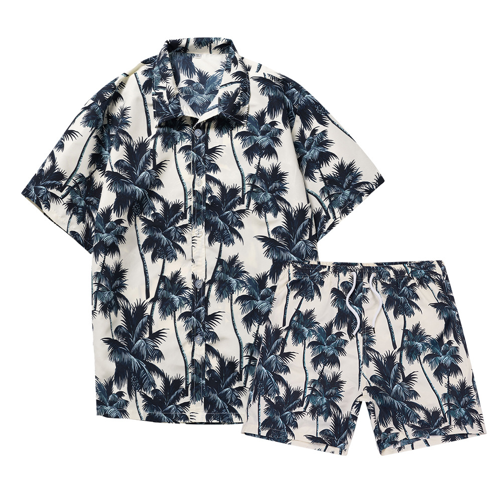 Hawaiian Coconut Tree 3D Print - огляд і ціна Beach Shirt Hawaiian