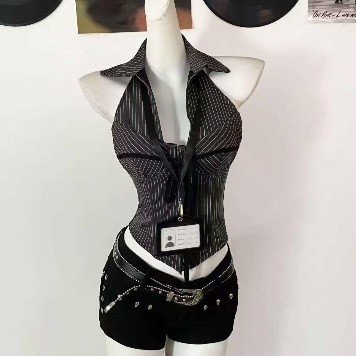 American Style Y2K Vintage Sho - огляд і ціна Summer Clothing Set For Girls
