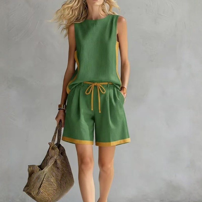 2026 Summer New Sleeveless Ves - огляд і ціна Summer Clothing Set For Girls