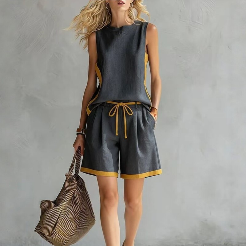 2026 Summer New Sleeveless Ves - огляд і ціна Summer Clothing Set For Girls