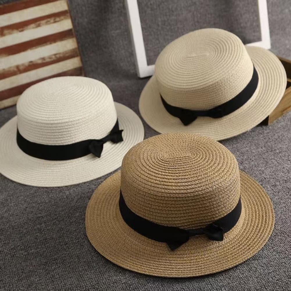 Beach Straw Hat Flat Top Wide  - огляд і ціна Sun Hat Wide Brim