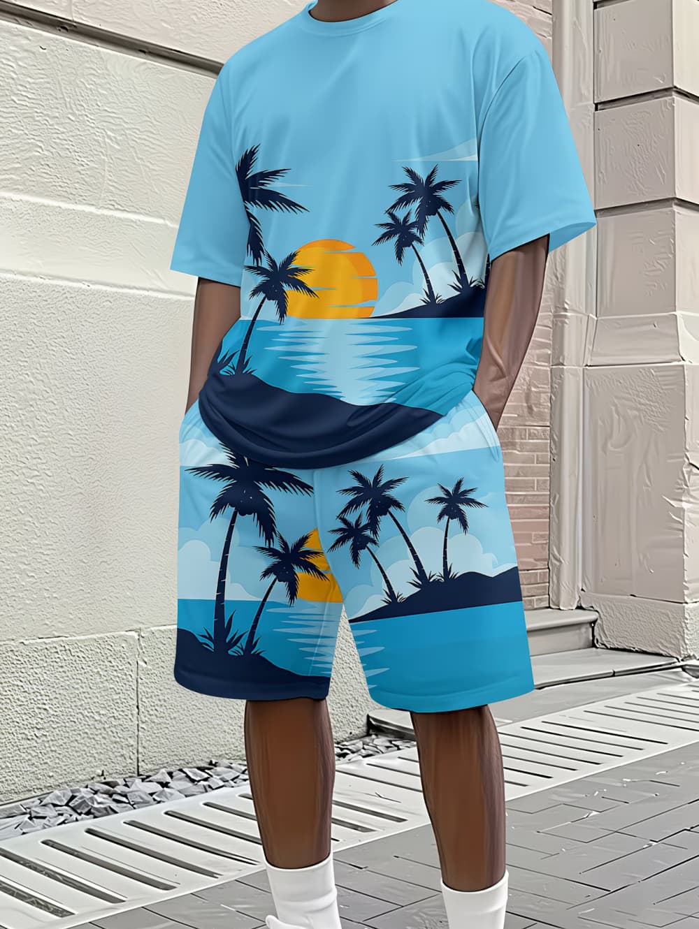 2026 Men's 2 Piece Set Hawaiia - огляд і ціна Beach Shirt Hawaiian