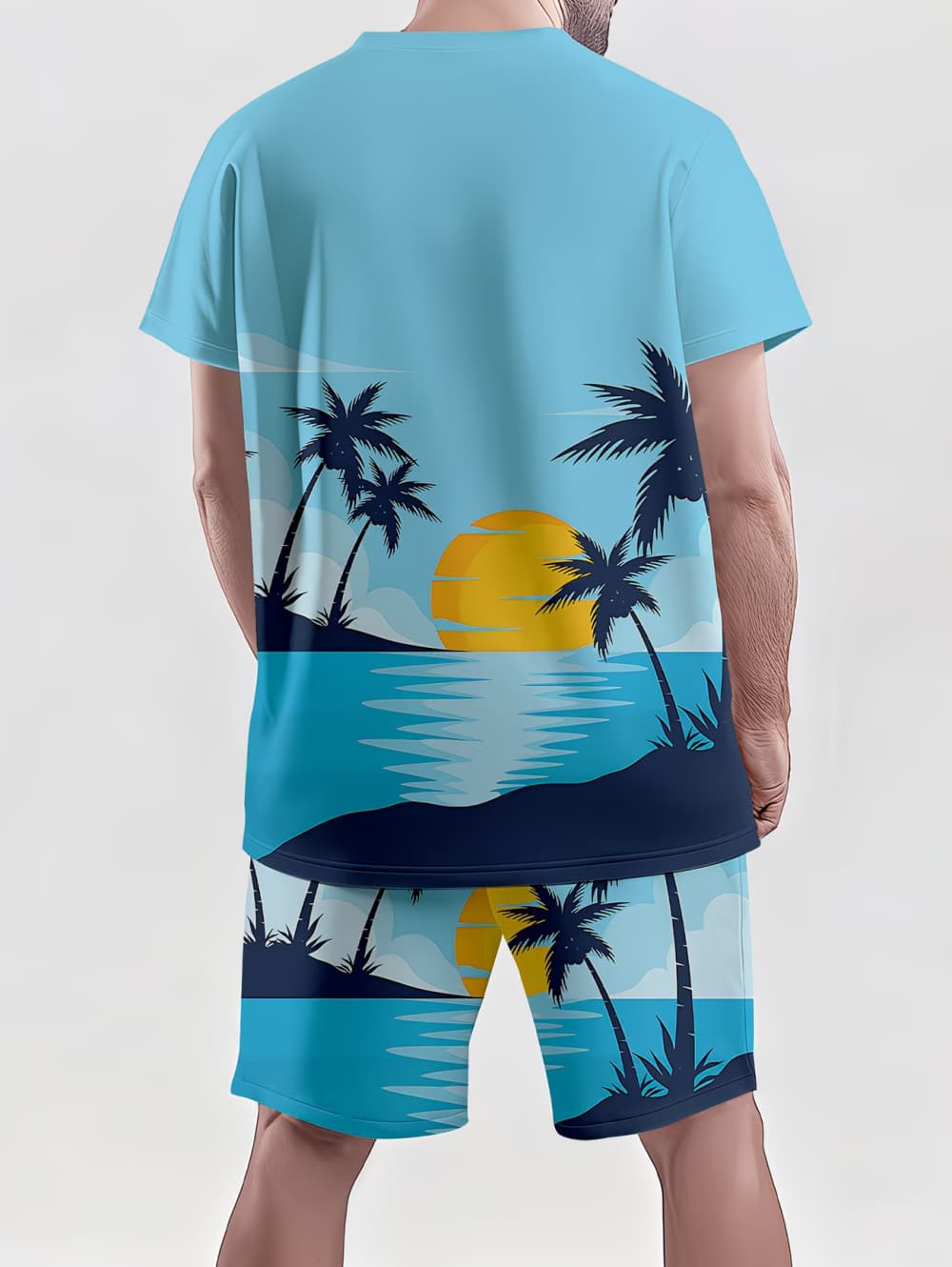 2026 Men's 2 Piece Set Hawaiia - огляд і ціна Beach Shirt Hawaiian