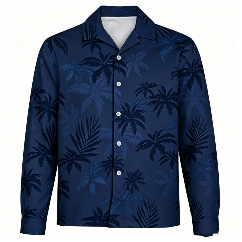 Mens Beach Vacation Long Sleev - огляд і ціна Beach Shirt Hawaiian
