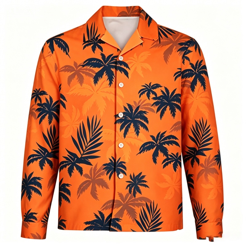 Mens Beach Vacation Long Sleev - огляд і ціна Beach Shirt Hawaiian