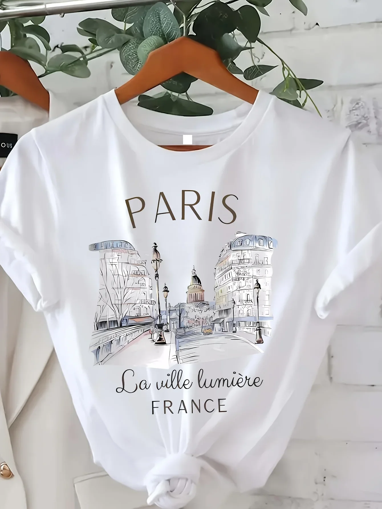 Y2k T Shirt Paris Women Print  - огляд і ціна Summer Clothing In Paris