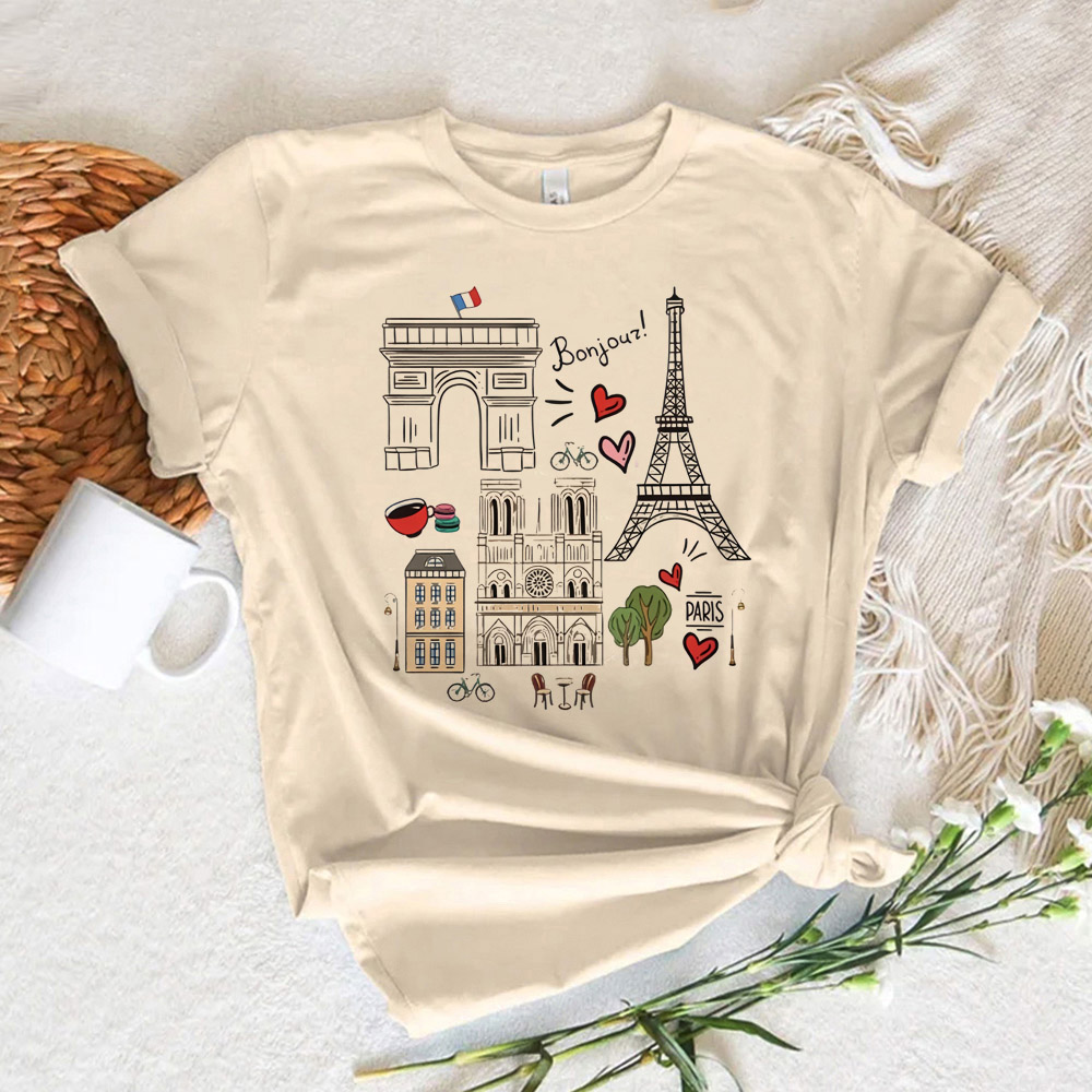 Paris Printed Women's T-shirt  - огляд і ціна Summer Clothing In Paris