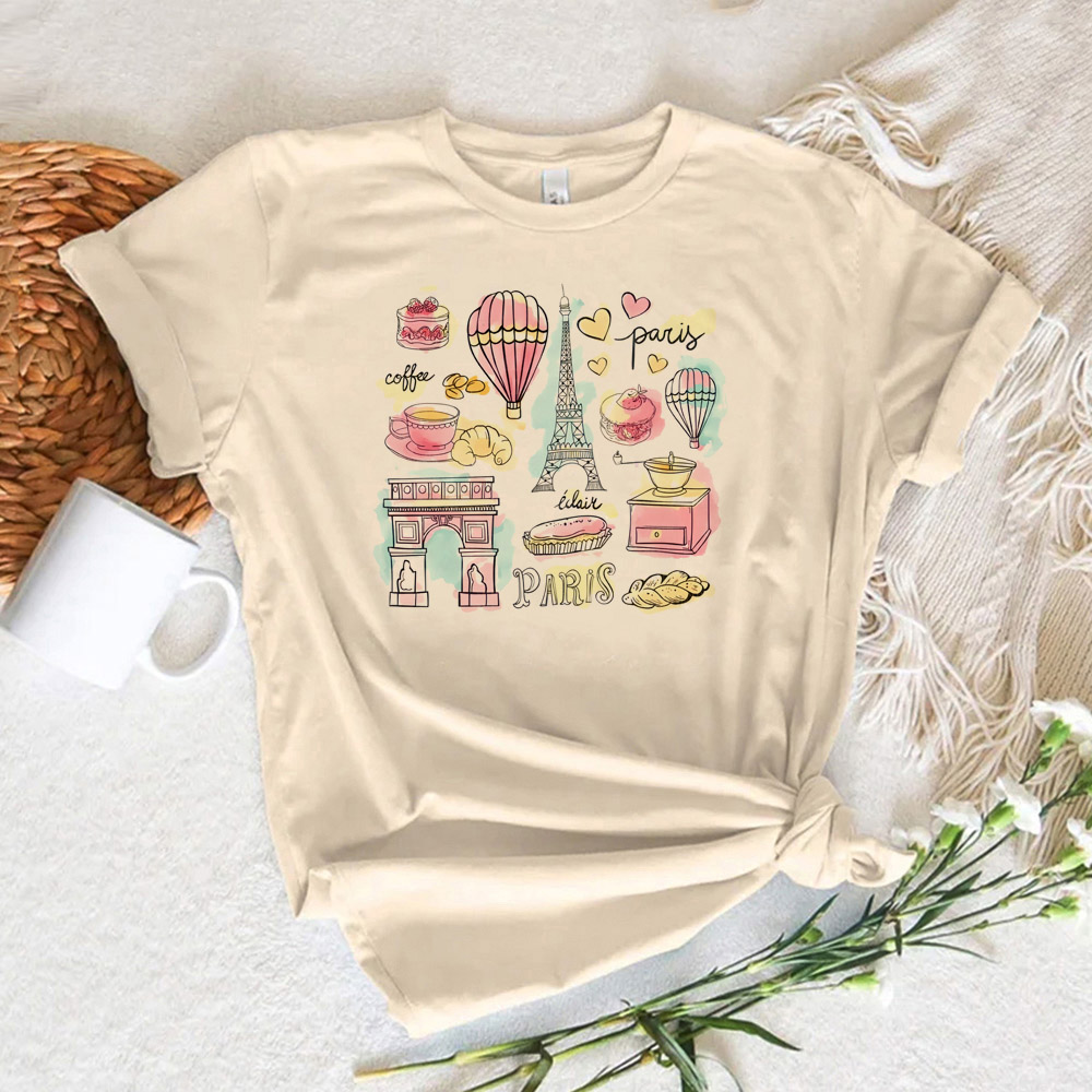 Paris Printed Women's T-shirt  - огляд і ціна Summer Clothing In Paris