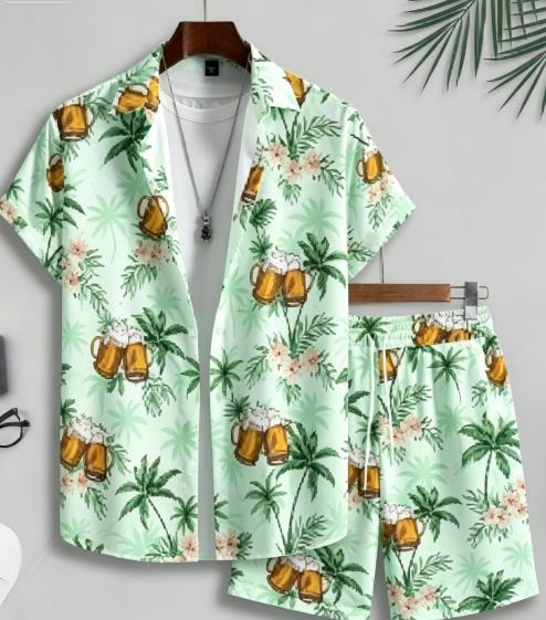 Hawaiian Tropical Drink Foliag - огляд і ціна Beach Shirt Hawaiian