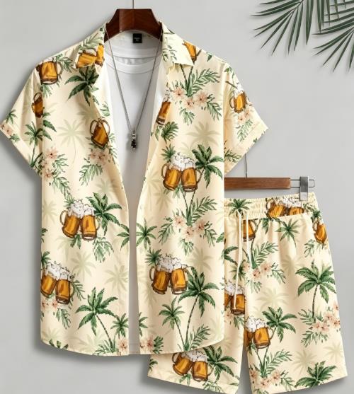 Hawaiian Tropical Drink Foliag - огляд і ціна Beach Shirt Hawaiian