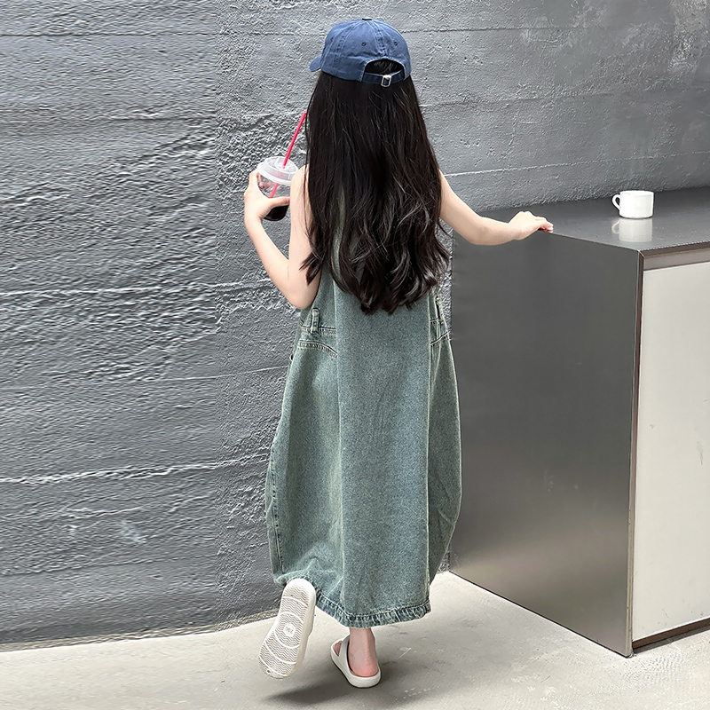 Vintage Blue Children Girls Hi - огляд і ціна Summer Clothing Set For Girls