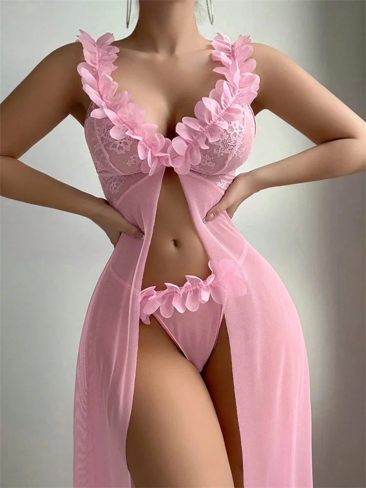 Pink Floral Sexy Nighties Wome - огляд і ціна Summer Clothing Sale Women