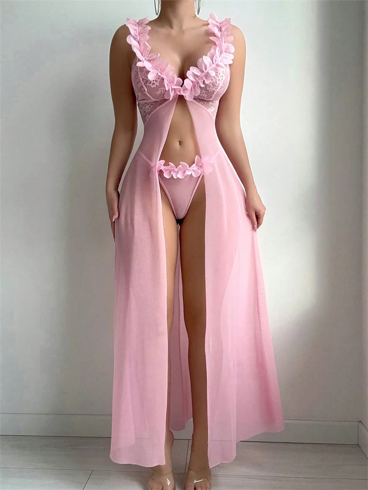 Pink Floral Sexy Nighties Wome - огляд і ціна Summer Clothing Sale Women
