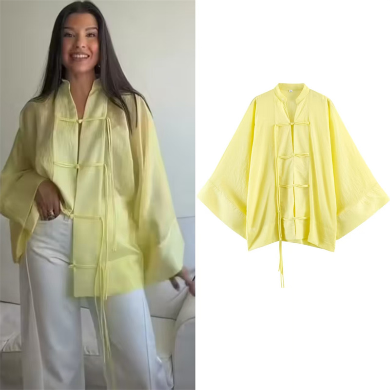 Women's Shirt 2026 Summer New  - огляд і ціна Yellow Summer Clothing