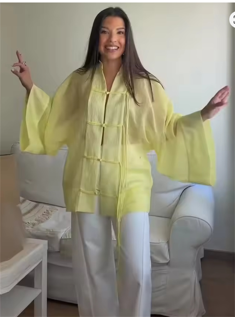 Women's Shirt 2026 Summer New  - огляд і ціна Yellow Summer Clothing