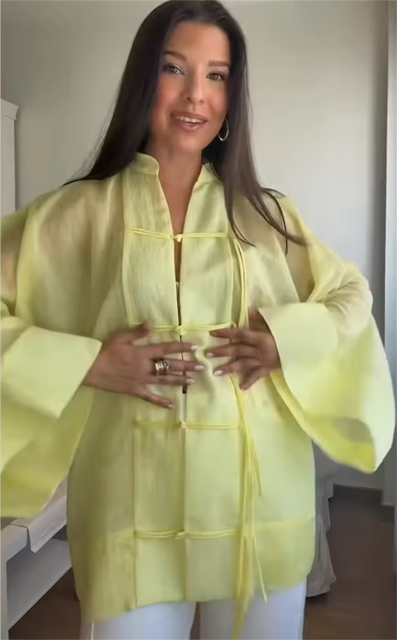 Women's Shirt 2026 Summer New  - огляд і ціна Yellow Summer Clothing
