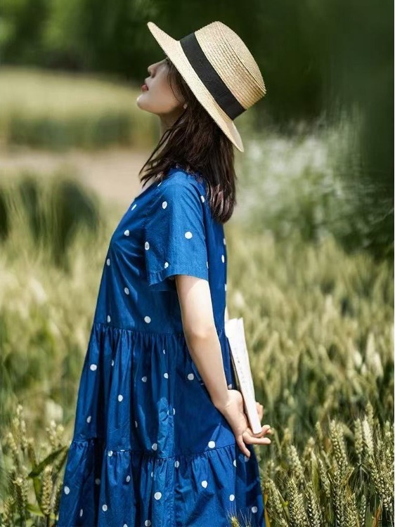 Blue Pure Cotton Floral Print  - огляд і ціна Summer Clothing Label